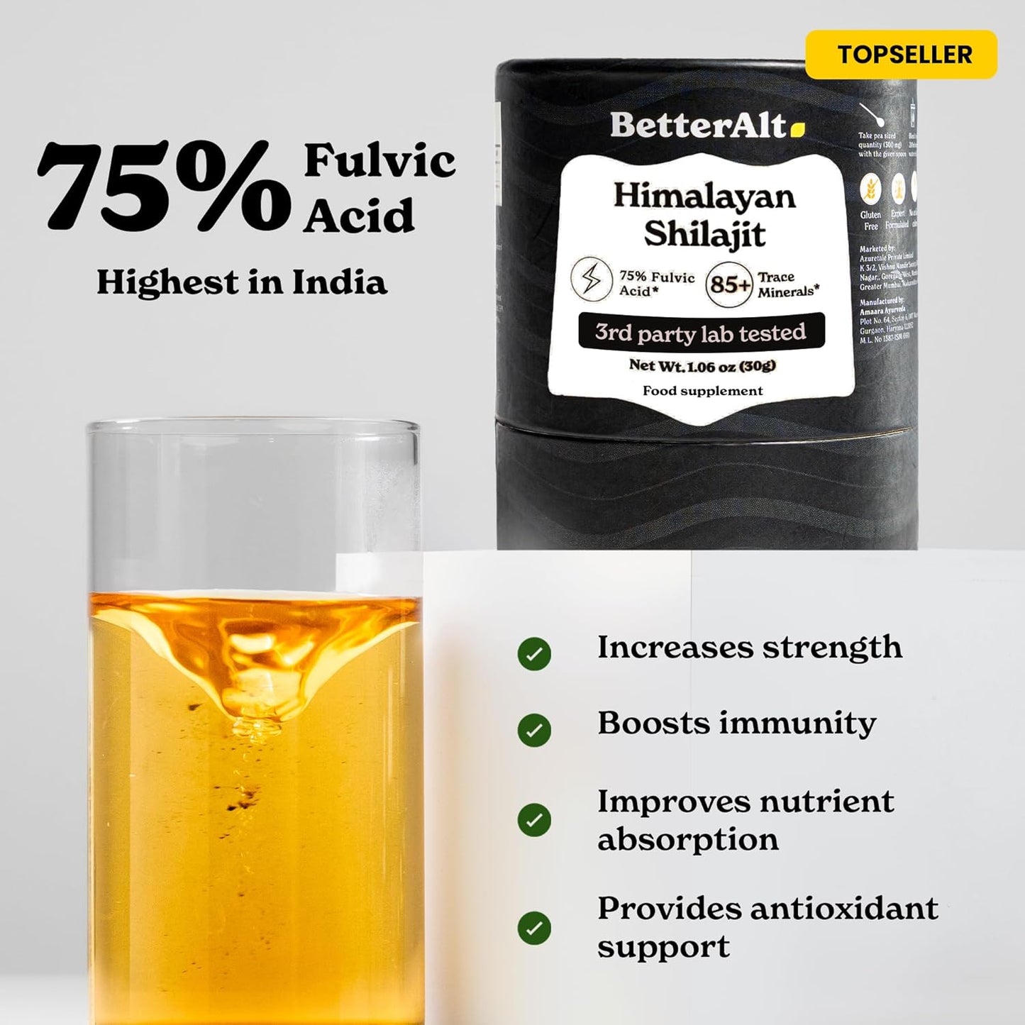 BetterAlt Himalayan Shilajit-30g