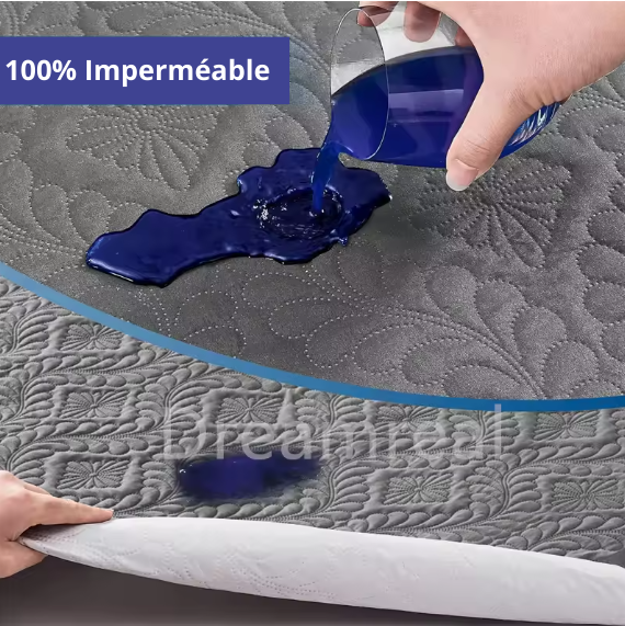 Couverture Imperméable Ultra-Confort + 2 taies d'Oreillers